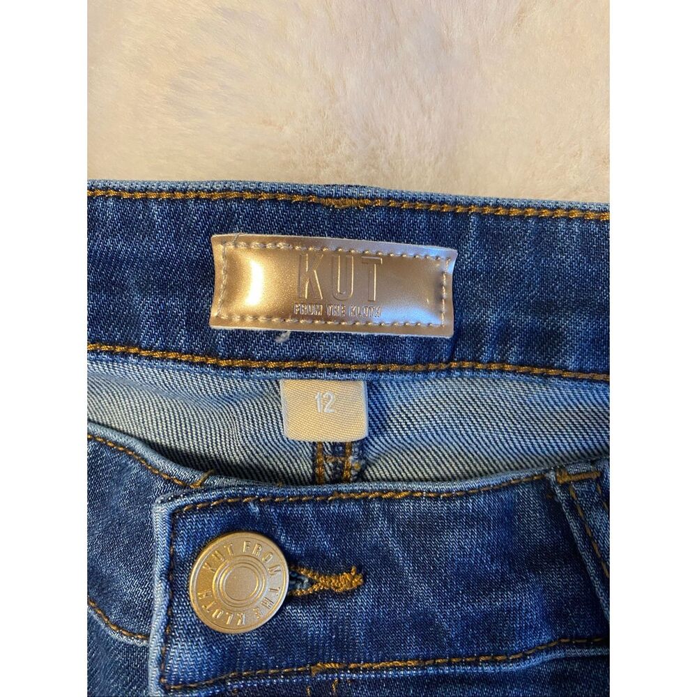 NWT Kut From the Kloth Charlotte High Rise Cuffed Wide Leg Jeans Size 12 - Picture 6 of 13